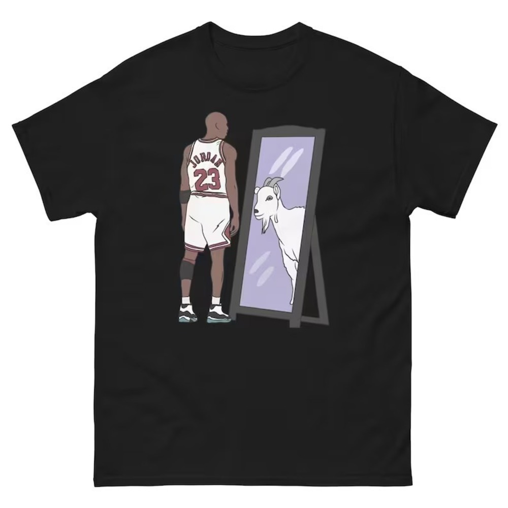 Michael Jordan Mirror GOAT T-Shirt